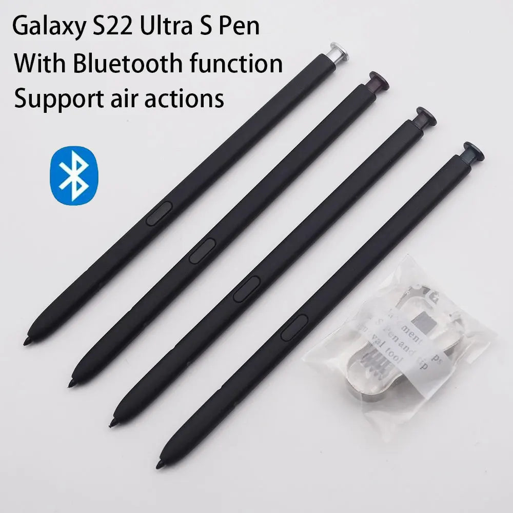 Galaxy S22 Ultra S-Pen in Black with Bluetooth function and support for air actions