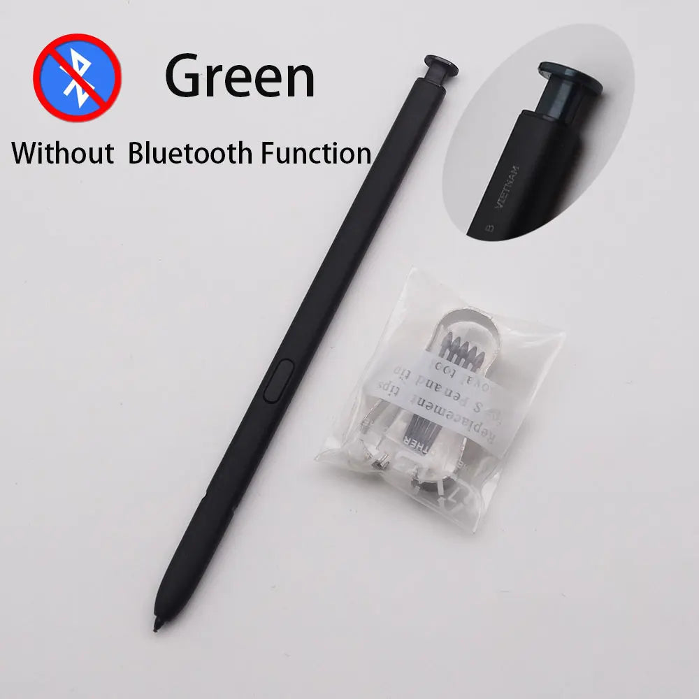 Stylusshop Green Galaxy S22 Ultra S-Pen without Bluetooth Function for precise writing