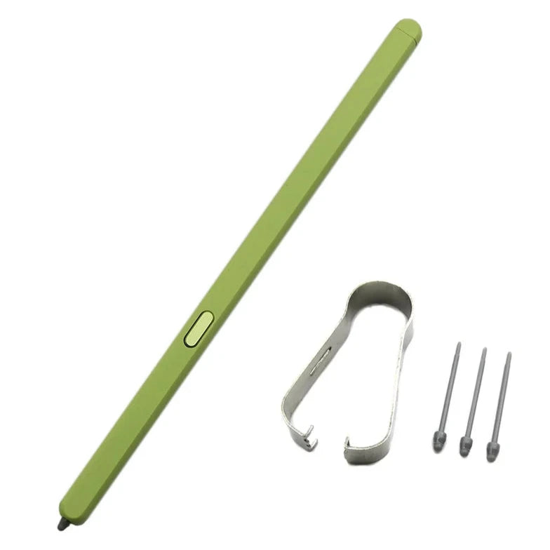 Samsung Galaxy Z Fold 5 S Pen in Green with Holder and Replacement Tips for Precision Writing