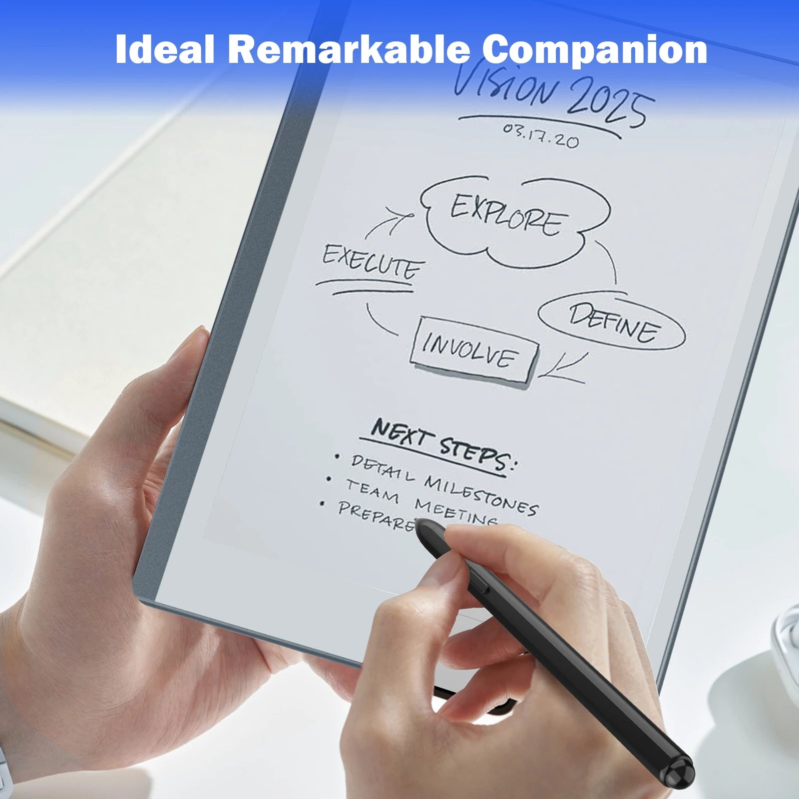 Stylusshop International Digital Notebook with Handwritten Notes for Effective Planning and Brainstorming